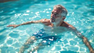 Schwimmen gegen Bauchfett: Diese Übung im Wasser hilft, Bauchfett ab 45 effektiv zu reduzieren